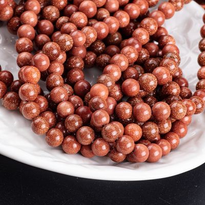 الحجر الرملي الذهبي حبة حبة حجر كريستال طبيعي حجر كريم حبات حبة فضفاضة للجواهر الصناعية