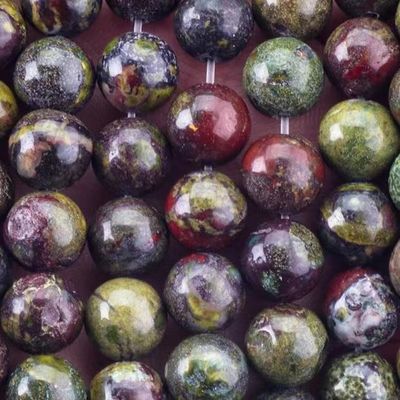 حجر الدم التنين 8MM حجر الدم التنين 8MM حجر الدم التنين حجر الدم الحجر النقي للجواهر صناعة