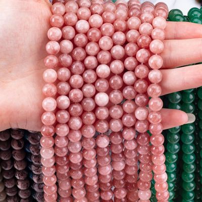 حجر شمس 8 ملم حجر كريم حجارة كريستال شفاء حجارة كريستال لصنع المجوهرات