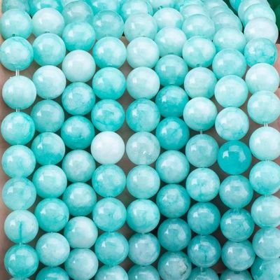 8MM Tianhe حجر كريستال مستديرة الكمي حبة للعمل بنفسك مجوهرات صناعة الأقراط والقلادة
