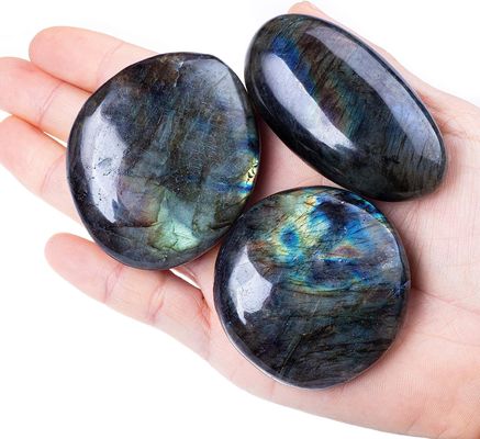 الحجر الطبيعي لابرادوريت النخيل الشافي الجيب الملمع لابرادوريت الصخور غير منتظمة القلق الحجر القلق الإفراج