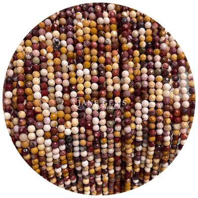 خرز صغير متعدد الأوجه وأحجار كريمة كريستالية طبيعية وأنواع مختلفة من الأحجار خيوط خرز فضفاضة لصنع المجوهرات بنفسك