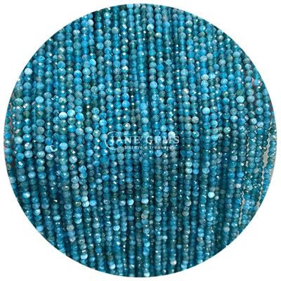 الحجارة الحجر الطبيعي الكريستالي المواجهة شكل مستدير أمازونيت صغيرة أباتيت خيوط حبة فضفاضة للأساور