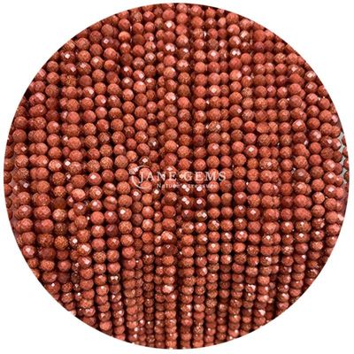 الحجارة الحجر الحجري الكريستالي الطبيعي المواجهة شكل مستدير الحجر الرملي الأزرق الصغير لابرادوريت خيوط الحجارة المفتوحة للأساور