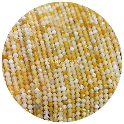 الحجارة الحجر الطبيعي الكريستالي المواجهة شكل مستدير الطوباز الصغير الأحمر الأفنتورين الخيوط الحجارة الفضفاضة للأساور