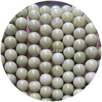 بيع بالجملة الحجر الطبيعي الكتل المدوّرة 8 ملم الزيبرا الوردية الياسبر الكتل المدوّلة التورمالين الكتل المدوّرة المسافات للمجوهرات