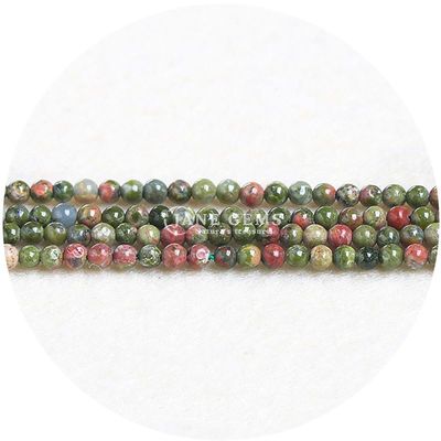 بيع بالجملة الحجارة الطبيعية الحجارة الفضفاضة الحجارة الفضفاضة 8mm Rhodolite حجارة مستديرة متعددة الألوان حجارة تورمالين المسافرين للمجوهرات
