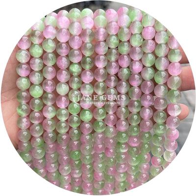 بيع بالجملة الحجر الكريم الطبيعي حبات حلقية فضفاضة 8mm غبس أزرق حبات حلقية فضفاضة حبات حميتيت حبات مسافة لصنع المجوهرات