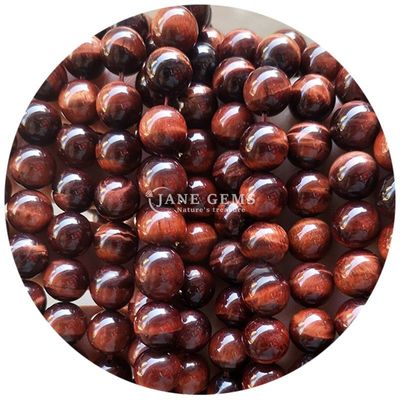 بيع بالجملة الحجر الطبيعي الكتل المدوّرة 8 ملم العين النمرة الكتل المدوّلة الوردية الحمراء العين النمرة المدوّلة الكتل المسافة للمجوهرات
