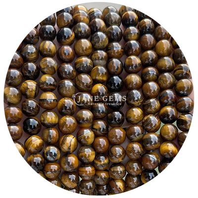 بيع بالجملة الحجر الطبيعي الكتل المدوّرة 8 ملم العين النمرة الكتل المدوّلة الوردية الحمراء العين النمرة المدوّلة الكتل المسافة للمجوهرات