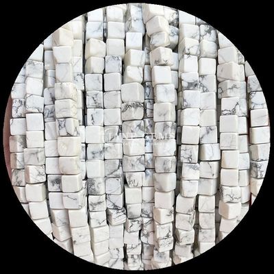 الشكل المربع المكعب هولايت اللابيس لازولي خيوط الحبال المفتوحة لصنع المجوهرات DIY