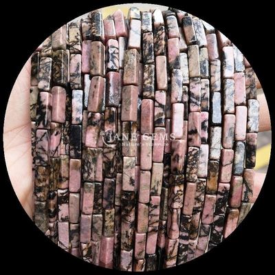النيكيت الطبيعي مالاكيت مستطيل الشكل المربع الحجر الكريم حبات الحجارة للجواهر DIY