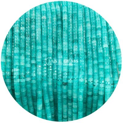 الحجر الكريم الملمع الشكل الزاوية اليمنى الناعمة الحجر الأوكامارين الحبات المفتوحة الخيوط لمعدات المجوهرات