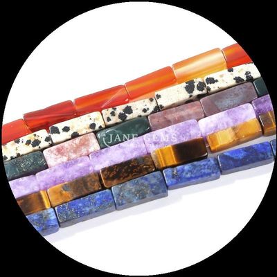 ملمع النهاية مستطيل الأحجار الكريمة الحبة الأرجواني خريطة كالسيدوني جاسبر 4x13mm للجواهر DIY