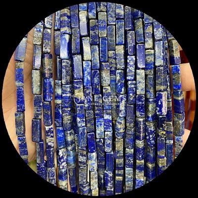 ملمع النهاية مستطيل الأحجار الكريمة الحبة الأرجواني خريطة كالسيدوني جاسبر 4x13mm للجواهر DIY
