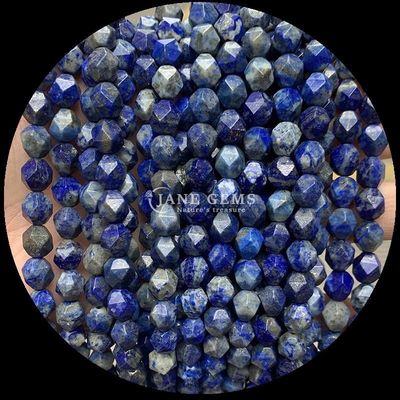 الحجارة الكريمة الطبيعية ذات الأوجه الأنيقة الحجارة الكريمة الطبيعية الفلوريت اللابيس لازولي الخيوط الفضفاضة لصنع المجوهرات