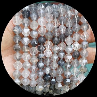 الحجارة الكريمة الطبيعية ذات الأوجه الحجرية في البطيخ متعدد الألوان النابض بالحيوية الكوارتز الأكوامارين الحجارة الخفيفة للجواهر DIY