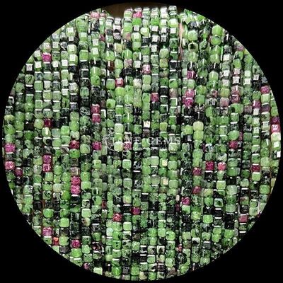 الحجر الكريم الكعب الخرز الروبي زوزيت النمر العين فضفاضة خيوط مربع الخرز للعمل بنفسك صنع المجوهرات