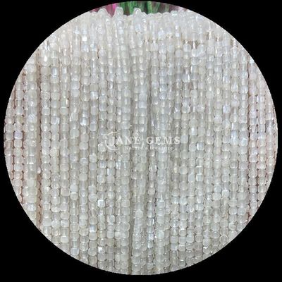 مكعب قابلة للتخصيص مربع الحجر الكريم الحبات الذهبية المزروعة الكوارتز Prehnite خيوط فضفاضة الحبات لصنع المجوهرات