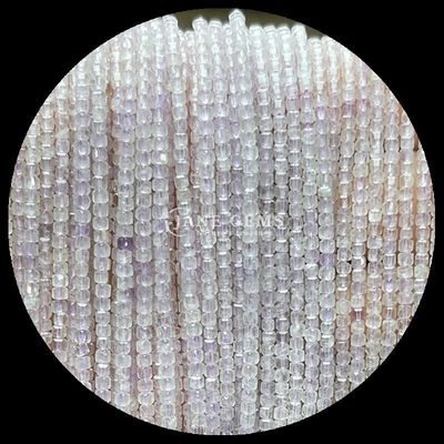مكعب قابلة للتخصيص مربع الحجر الكريم الحبات الذهبية المزروعة الكوارتز Prehnite خيوط فضفاضة الحبات لصنع المجوهرات