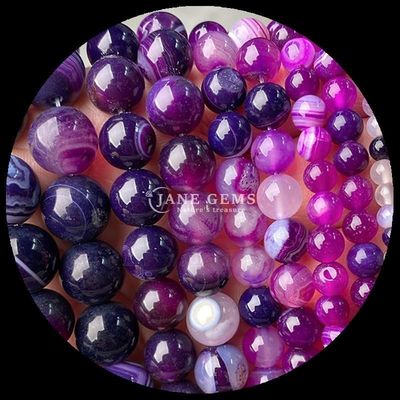 8 ملم مستديرة ملمع حجارة كريمة طبيعية حبات للجواهر صنع أساور DIY قلادات في العديد من الألوان