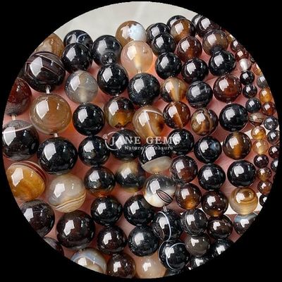 الحجر الكريم 8 ملم حبة مختلفة حبات الأجيت حبات الأجيت الخضراء الكرنيلية البني الحجر الأجيت الحبات الفضفاضة للقيام بنفسك
