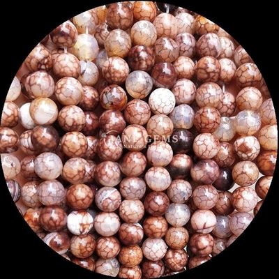 الأحجار الكريمة الطبيعية الحبة المقطعة المستديرة النار الأجت الخيوط الحبة الفضفاضة للحبال الملابس الزينة المصنوعة