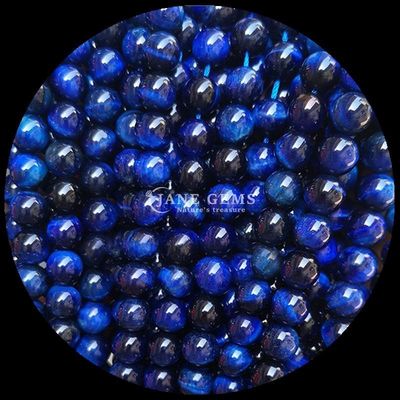 الحجر الكريم شكل مستدير الحبل العين الزرقاء النمر فضفاضة الحبل الخيوط للمجوهرات DIY والهدايا