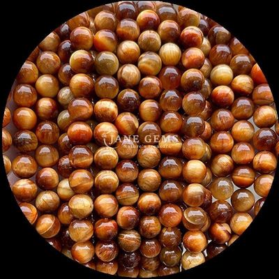 الحجر الكريم شكل مستدير الحبل العين الزرقاء النمر فضفاضة الحبل الخيوط للمجوهرات DIY والهدايا