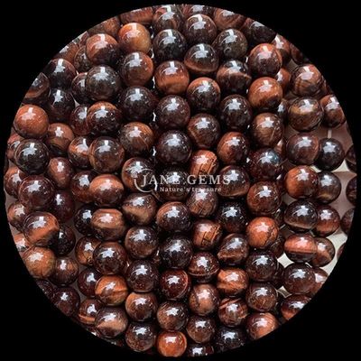 صنع المجوهرات بنفسك الحجارة الأساسية حبة حبة حبة 8 ملم شكل مستدير عين النمر حبات حبة فضفاضة