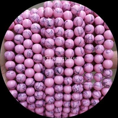 حجارة كريمة طبيعية في ألوان مختلفة ، مجوهرات DIY حجارة الفيروزية