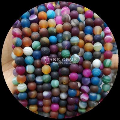 الحجر الكريم الطبيعي مختلفة الشرائط الزهراء المتجمدة الزهرة المستديرة الخيوط الخرزية المفتوحة الإضافة المثالية لمجموعة القلادة