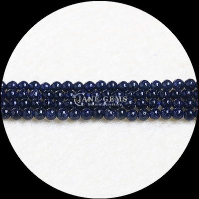 صنع المجوهرات بنفسك مع الأحجار الكريمة الطبيعية الحبة 4mm الحجم الجميل الكريستال وردة الكوارتز الصوداليت خيوط حبة فضفاضة
