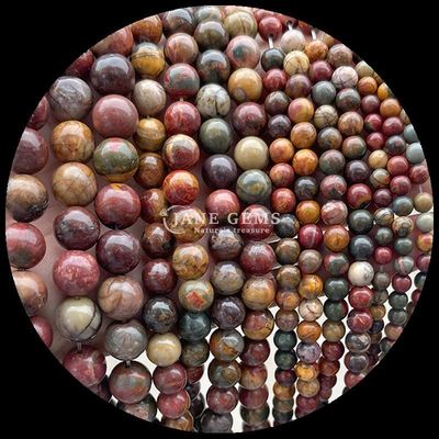 الحجارة الكريمة الطبيعية المستديرة الخرز الكيوي الياسبير اللابيس لازولي والمزيد إضافة مثالية لمجموعة المجوهرات الخاصة بك