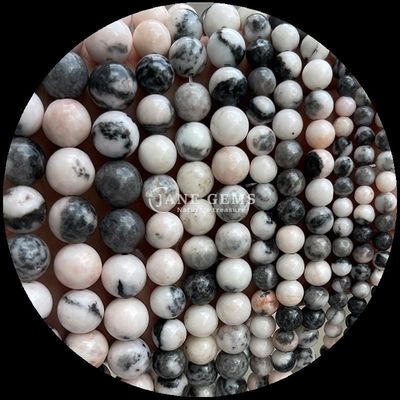 الحجر الكريم قطع حجارة مستديرة الحجارة الحبل الزيبرا الياسبر الماغونية الغبار المختلف أنواع الحجر الكريستالي الشافي الخيوط الحبة فضفاضة للأكسسوارات المصنوعة يدويا