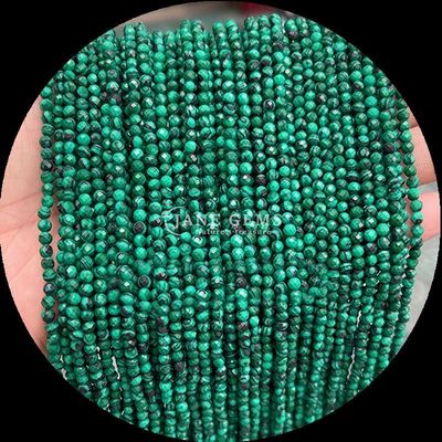 مجوهرات DIY صنع الحجارة الكريمة أنواع مختلفة Apatite مالاكيت ميني الوجوه الخفيفة حبات الكريستال الشفاء