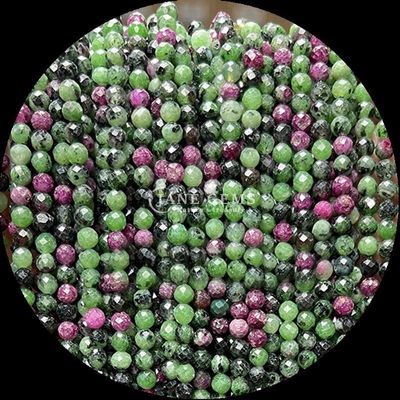 الحجارة المستديرة الخرز الاختيار النهائي لصنع المجوهرات DIY والاكسسوارات المخصصة أنواع مختلفة الروبي زوزيت الفراولة الكوارتز مصغرة الوجوه حبات حبات فضفاضة الكريستال الحجارة العلاجية