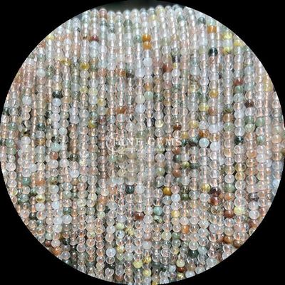 الحجر الكريم متعدد الألوان الملمع حلقات صغيرة حديقة الكوارتز الحجر القمري للحرفية والتصميم المتفوقين