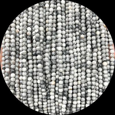 خرز أحجار كريمة 4 ملم متعدد الألوان أحجار كريستال طبيعية متنوعة خرز تورمالين دائري صغير فضفاض خيوط حسب متطلبات العميل